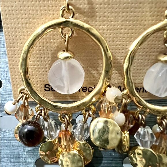 Lauren Ralph Lauren Women’s Textured Metal Hoop Earrings - Picture 4 of 13